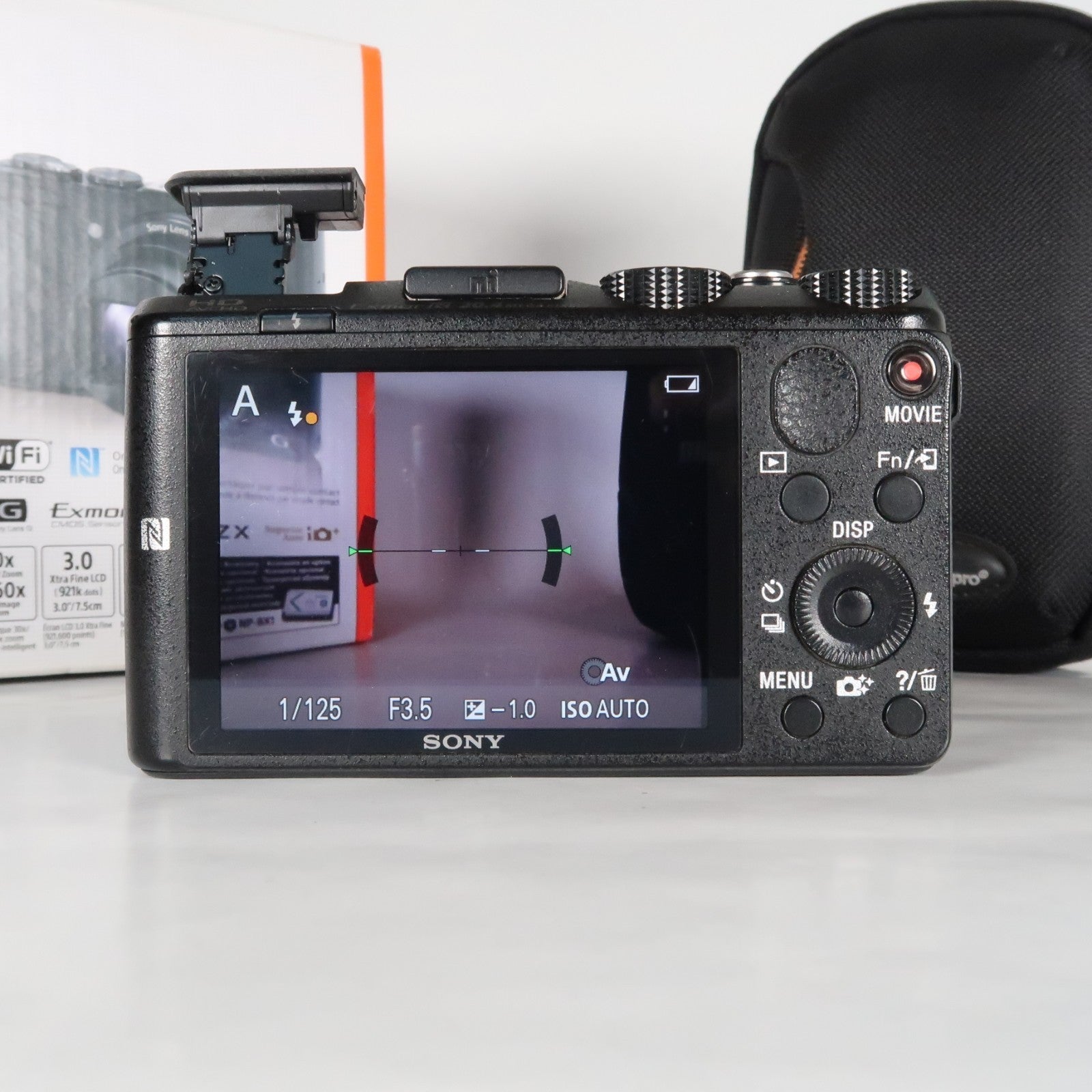Sony CyberShot DSC-HX60V 20.4MP Digital Camera – Boxed, with Case & 32GB SD Card
