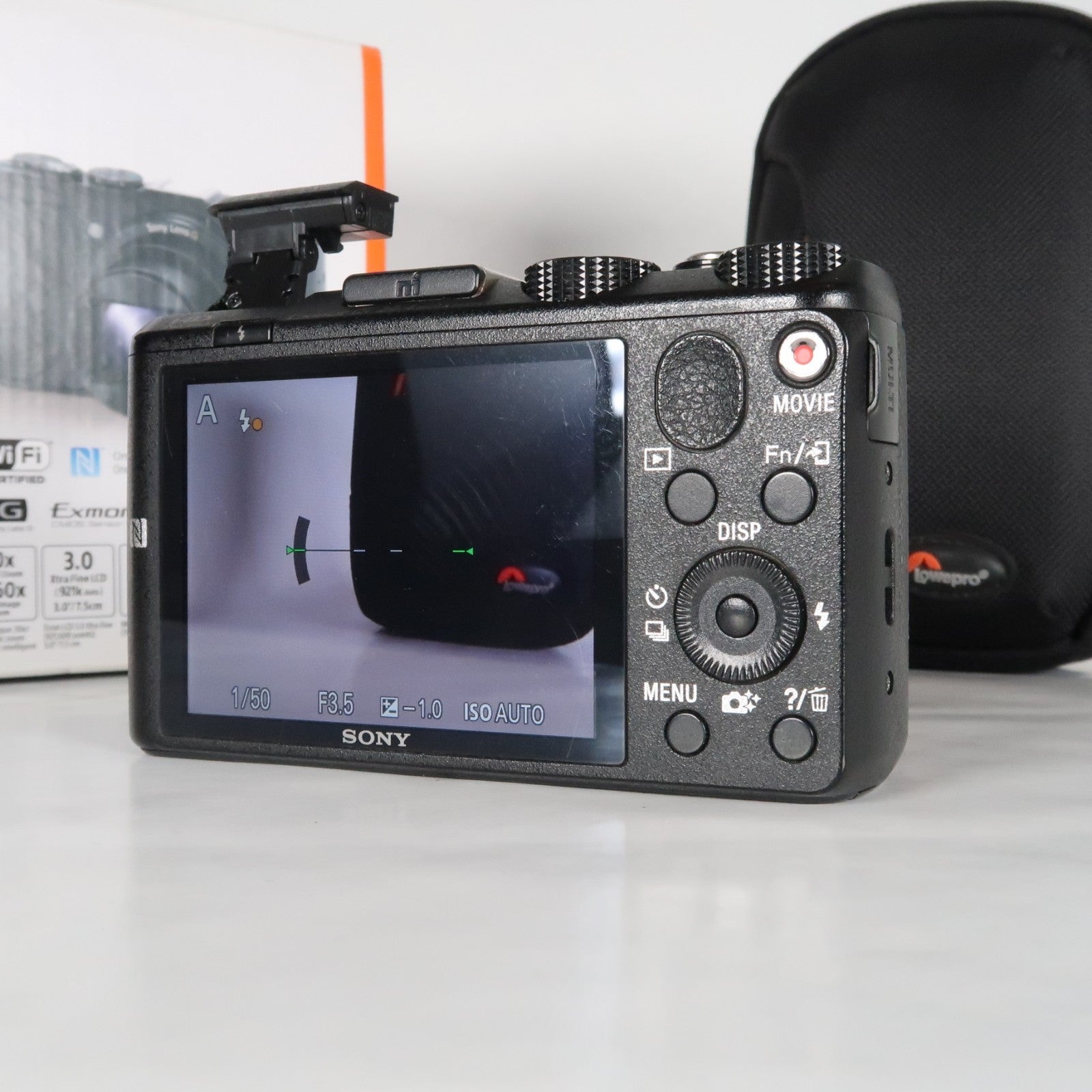 Sony CyberShot DSC-HX60V 20.4MP Digital Camera – Boxed, with Case & 32GB SD Card
