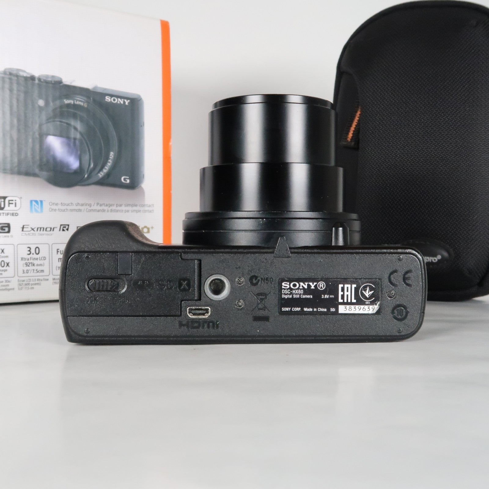 Sony CyberShot DSC-HX60V 20.4MP Digital Camera – Boxed, with Case & 32GB SD Card