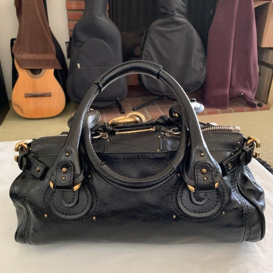 ๐ CHLOร Leather Paddington Bag โ Iconic Designer Classic ๐๏ธโจ