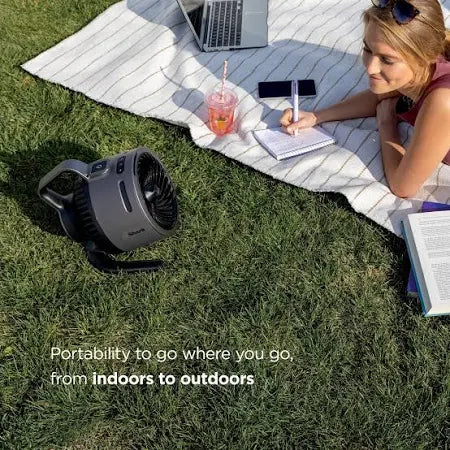 Shark FlexBreeze HydroGo Misting Portable Fan - Dark Gray