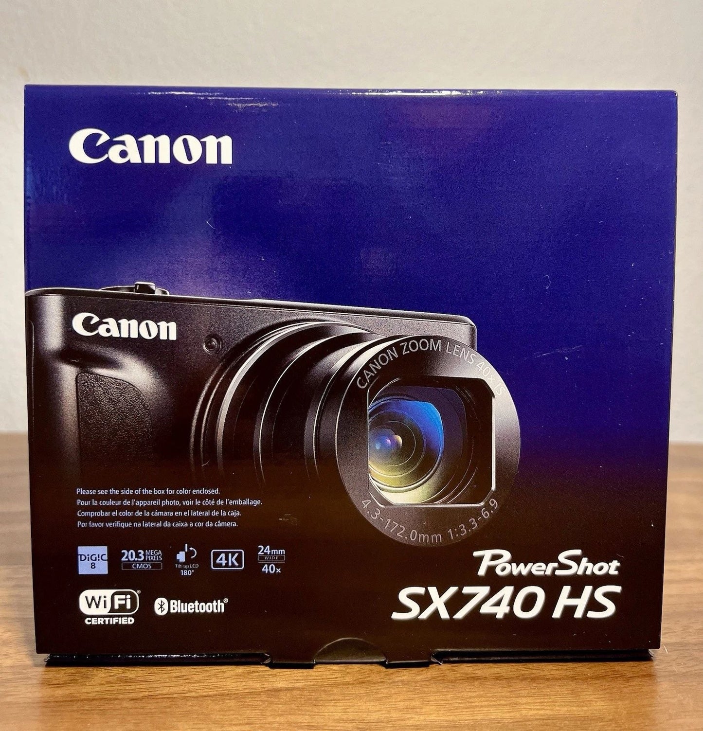 Canon PowerShot SX740 HS 20.3MP 4K Digital Camera – Silver