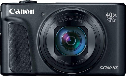 Canon PowerShot SX740 HS Camera with 40x Optical Zoom – Black (International Model)