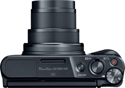 Canon PowerShot SX740 HS Camera with 40x Optical Zoom – Black (International Model)