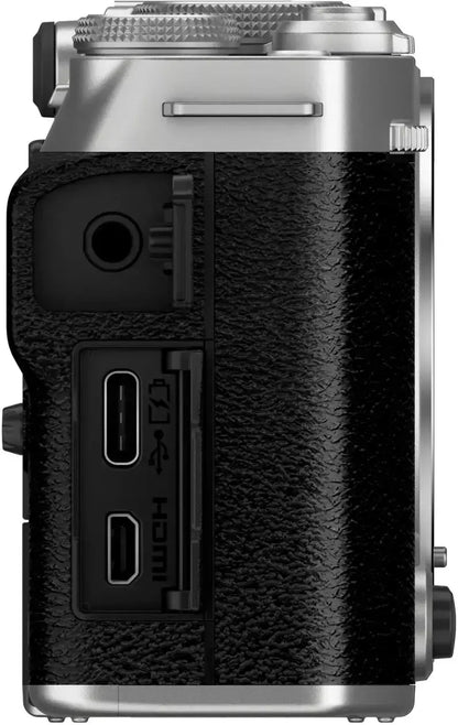 Fujifilm X-M5 26.1MP Mirrorless Camera Body Only – Silver (USA Model)