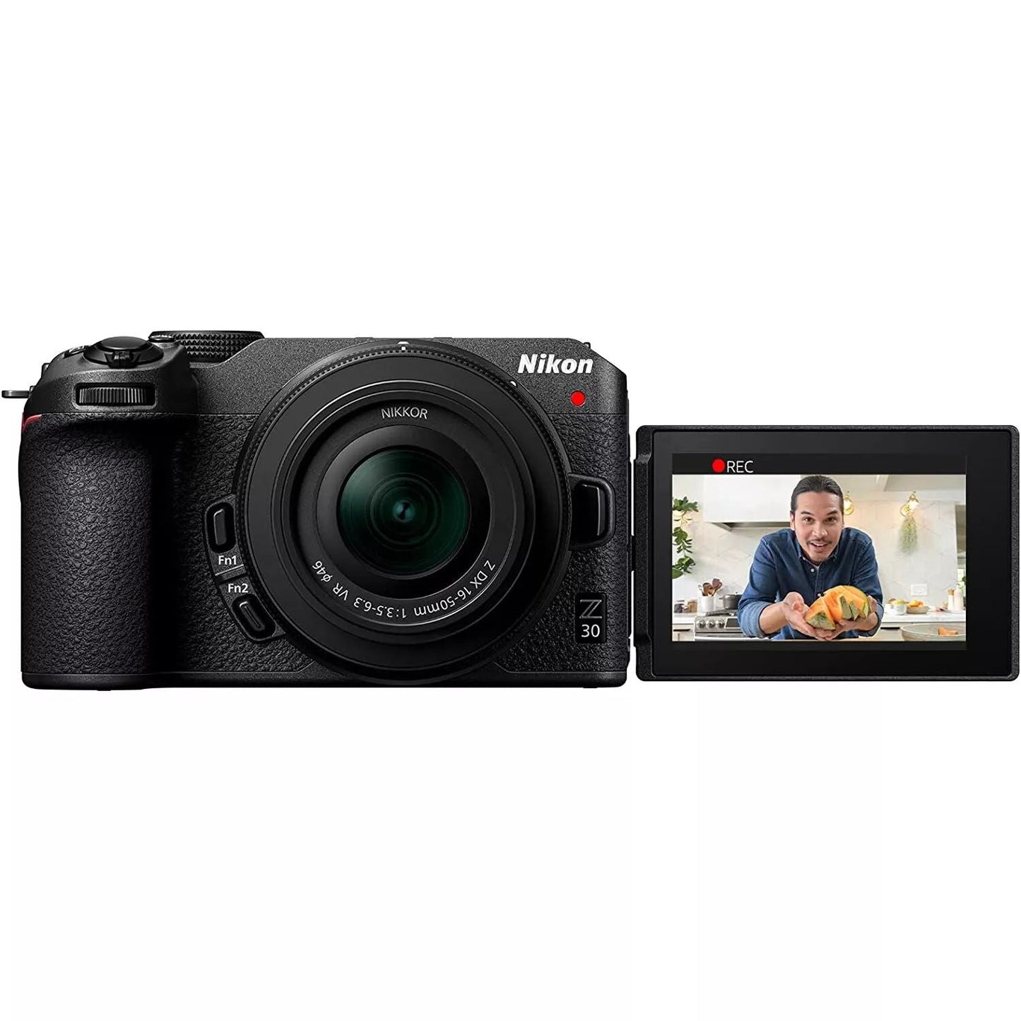 Nikon Z 30 Mirrorless Camera Body with NIKKOR Z DX 16-50mm f/3.5-6.3 VR Lens Kit