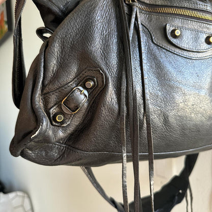 🔥 Authentic Balenciaga city bag medium in black color Pre-owned 🔥