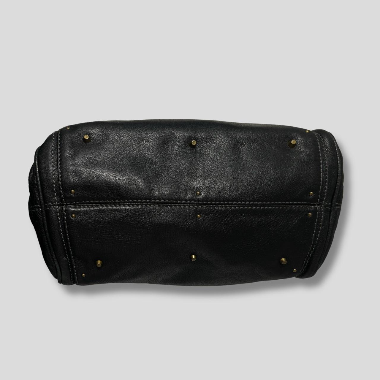 🔥 Authentic CHLOE Paddington Bag  Black Leather With Gold Lock Hardware Pre-owned 🔥