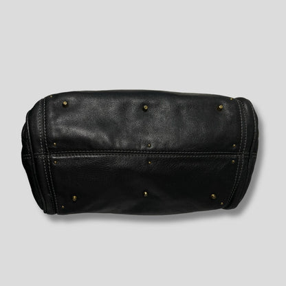 🔥 Authentic CHLOE Paddington Bag  Black Leather With Gold Lock Hardware Pre-owned 🔥