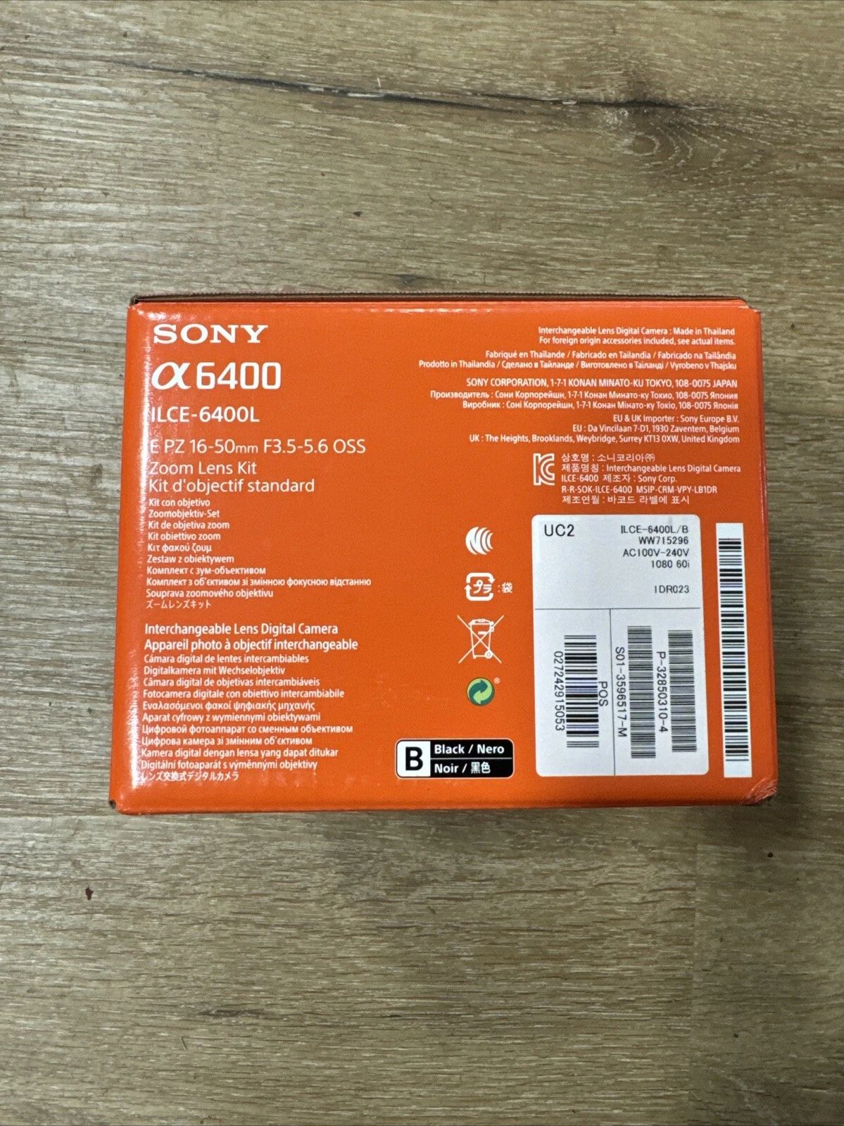 Sony Alpha a6400 Mirrorless Digital Camera with 16-50mm Lens (ILCE-6400L/B)
