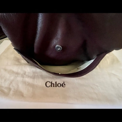💯 Authentic Chloé Reddish Brown Genuine Leather Paddington Handbag – Like New 👜✨