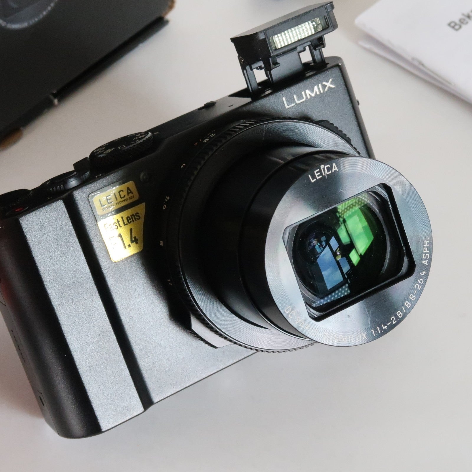 Panasonic Lumix DMC-LX15 Digital Camera – Black – Original Packaging + 32GB SD Card
