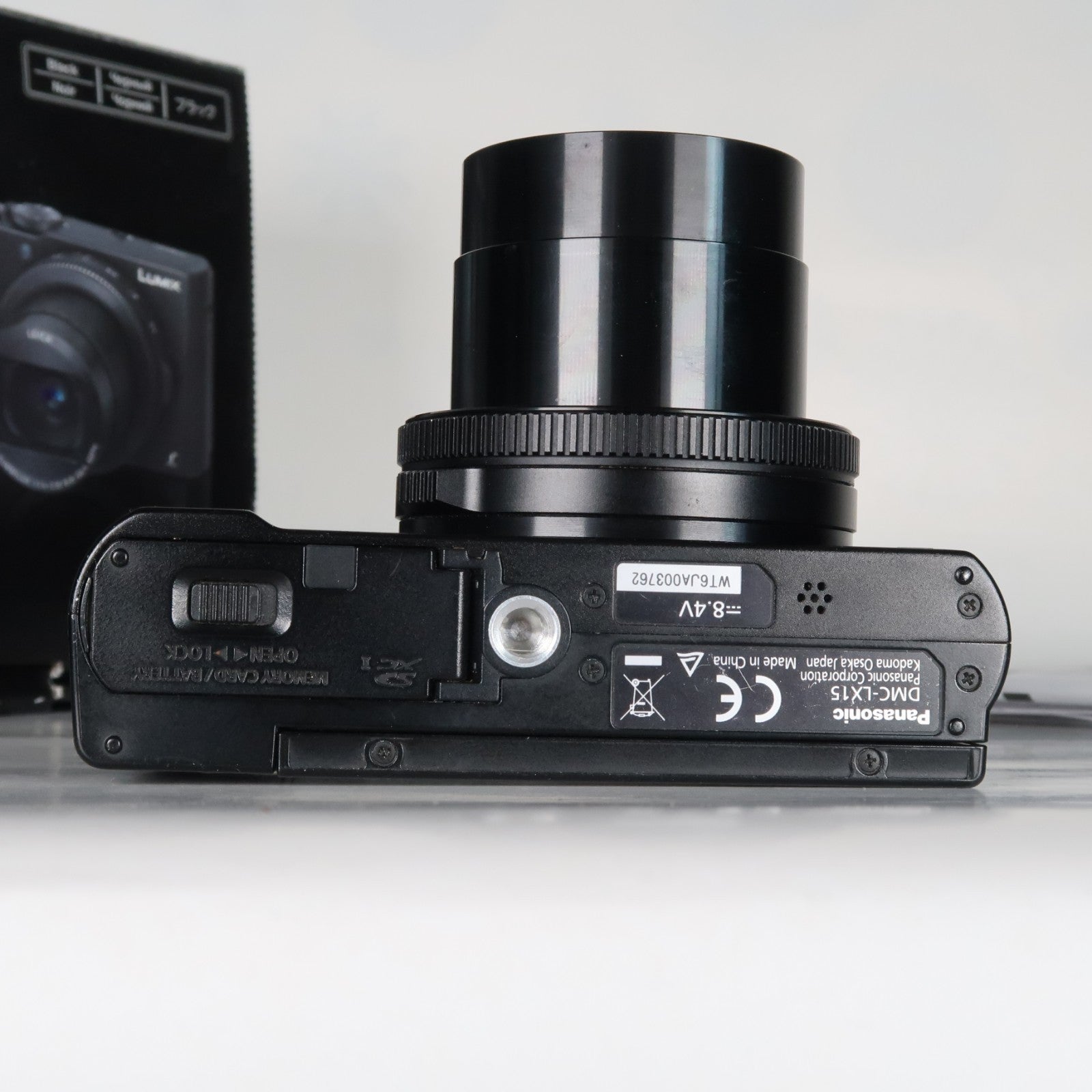 Panasonic Lumix DMC-LX15 Digital Camera – Black – Original Packaging, SD Card 32GB