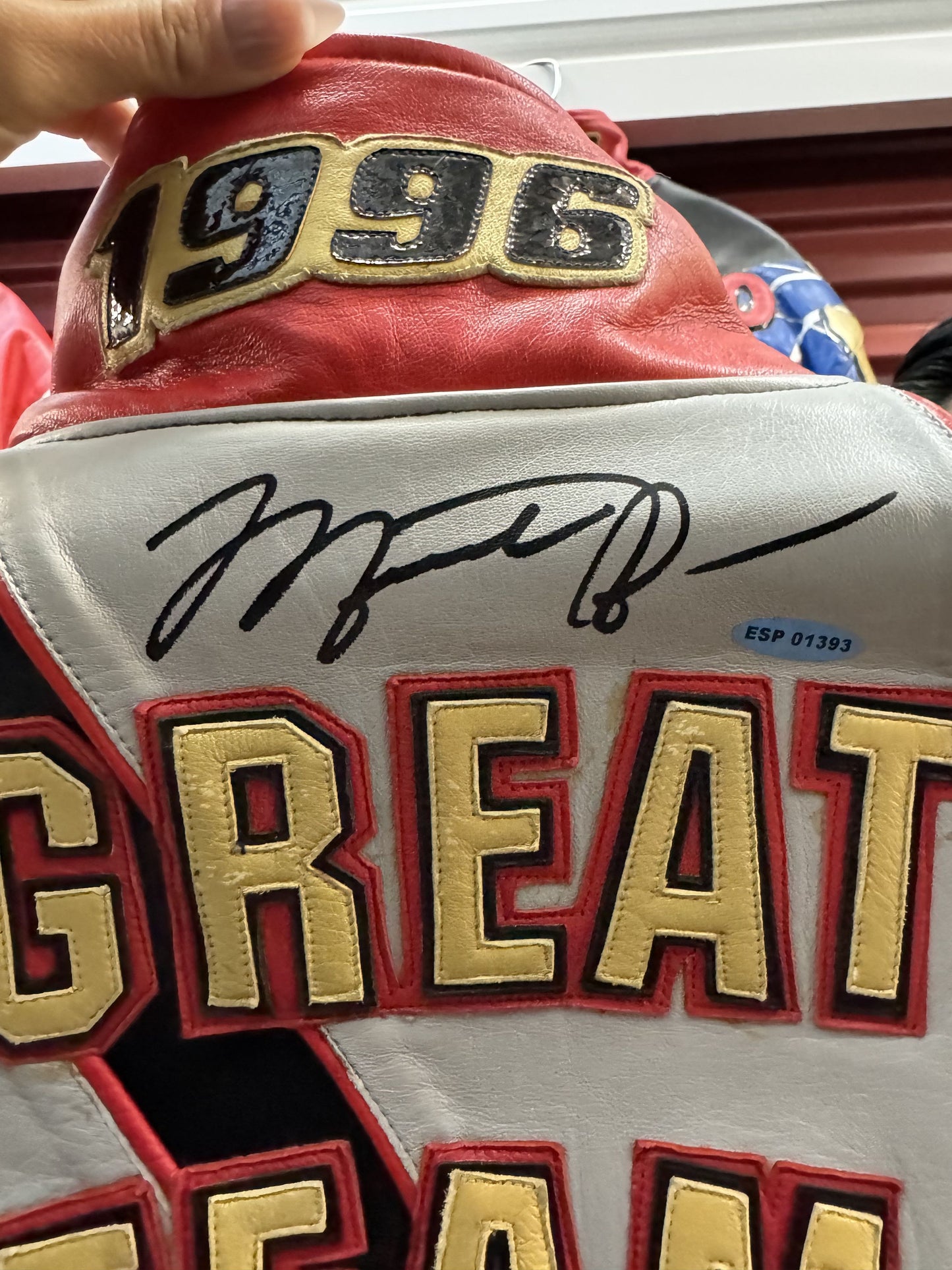 Jeff Hamilton *1996 GTOAT CHICAGO BULLS* Leather Jacket