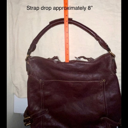 💯 Authentic Chloé Reddish Brown Genuine Leather Paddington Handbag – Like New 👜✨