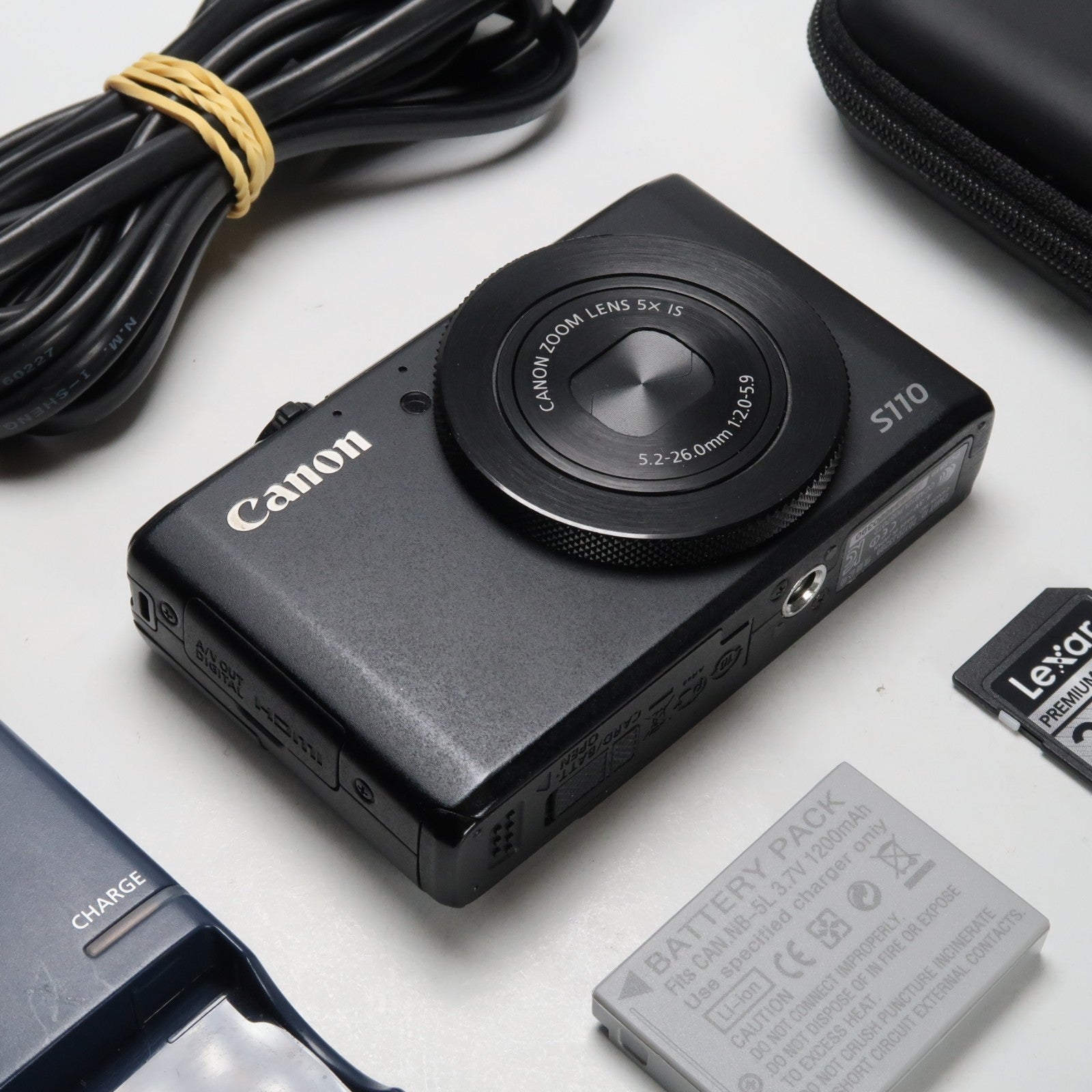 Canon PowerShot S110 12.1 MP Digital Camera Black – Original Packaging – Excellent