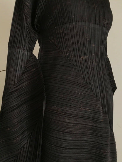 Pleats Please by ISSEY MIYAKE CAI GUO QIANG Gorgeous Dress Very Rare!