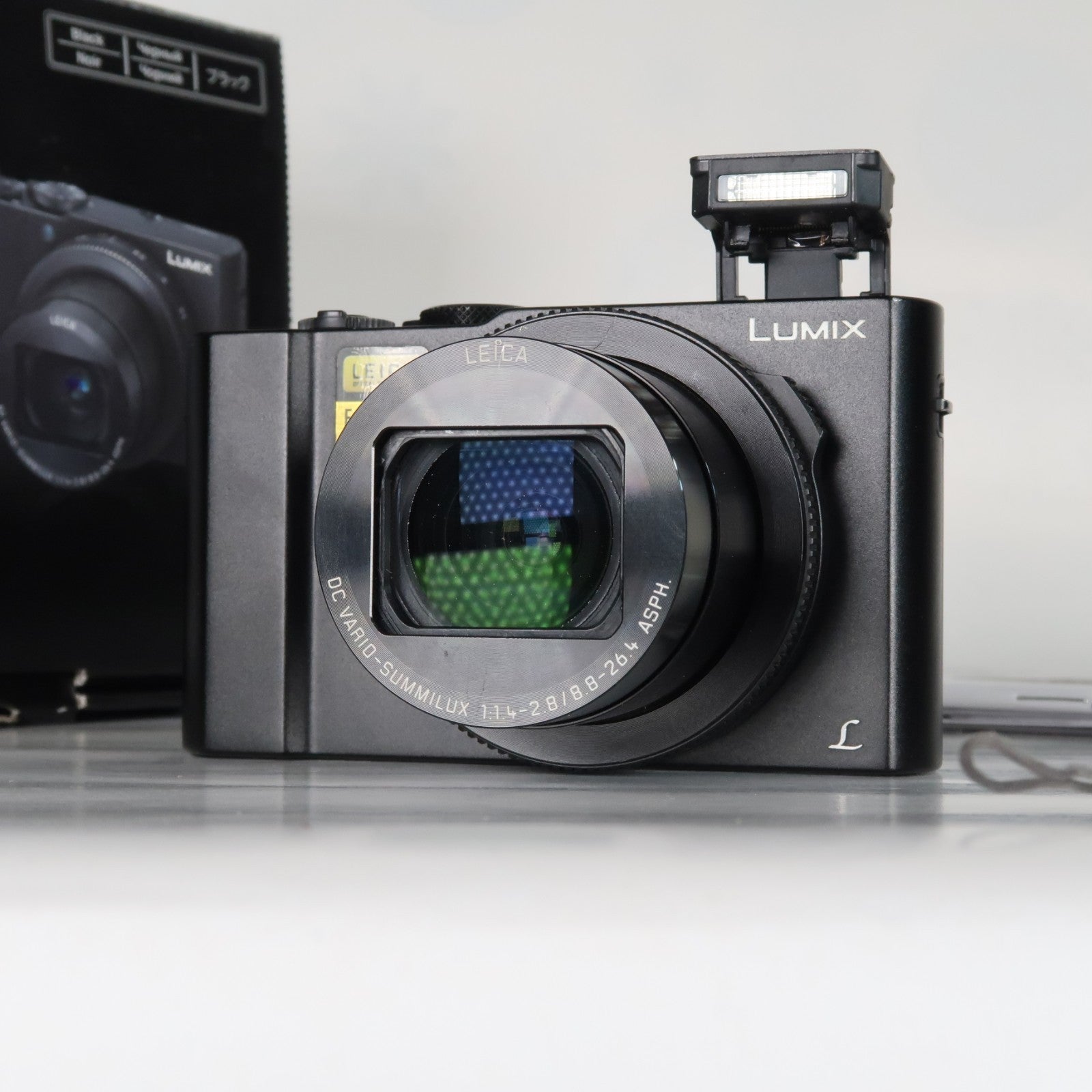 Panasonic Lumix DMC-LX15 Digital Camera – Black – Original Packaging, SD Card 32GB