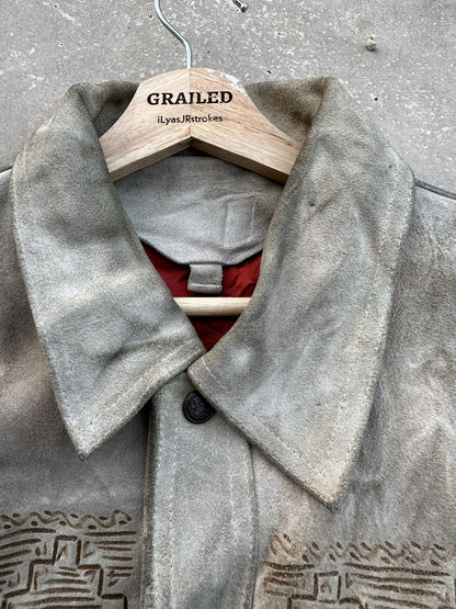 70’s Vintage Suede Leather American Heritage Native Jacket