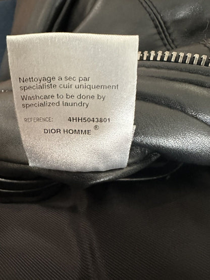 Dior Homme AW04 “VOTC” fur hooded leather jacket