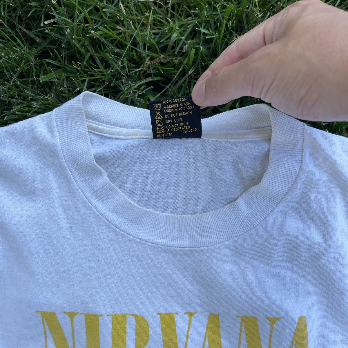Nirvana in utero vintage 1993 t-shirt - 100% authentic