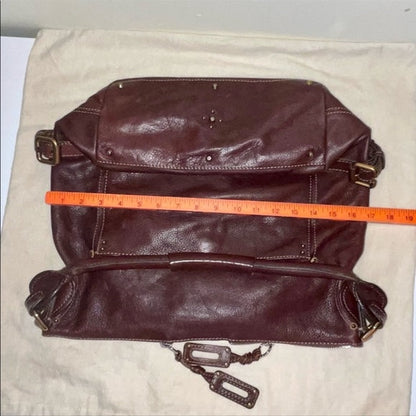 💯 Authentic Chloé Reddish Brown Genuine Leather Paddington Handbag – Like New 👜✨