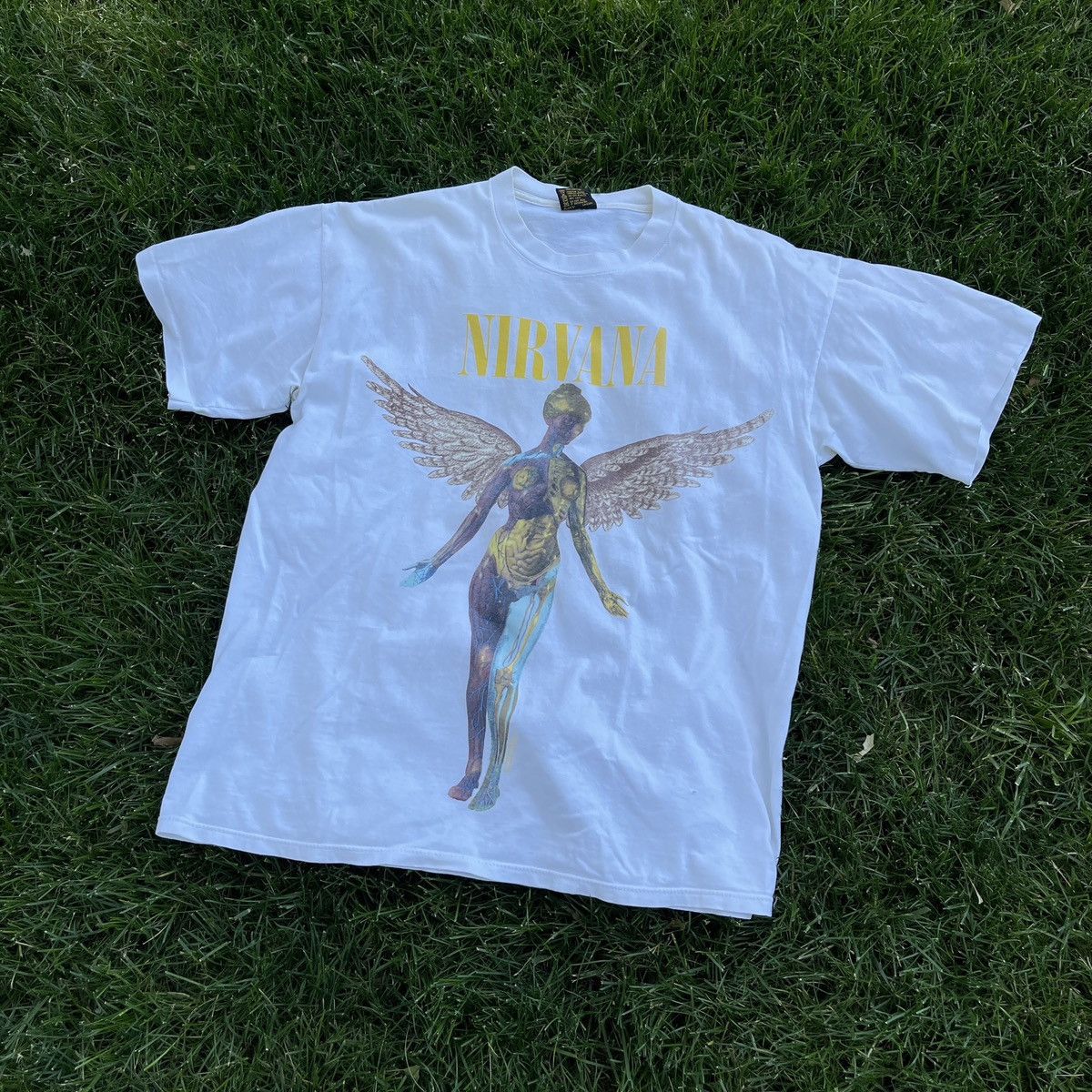 Nirvana in utero vintage 1993 t-shirt - 100% authentic