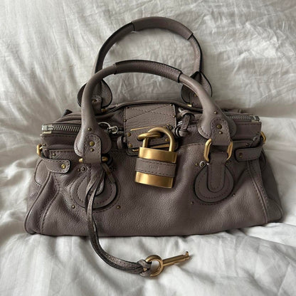 🔥 Authentic CHLOE PADDINGTON BAG SHOULDER BAG Pre-owned 🔥