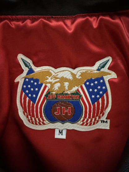 Jeff Hamilton *1996 GTOAT CHICAGO BULLS* Leather Jacket