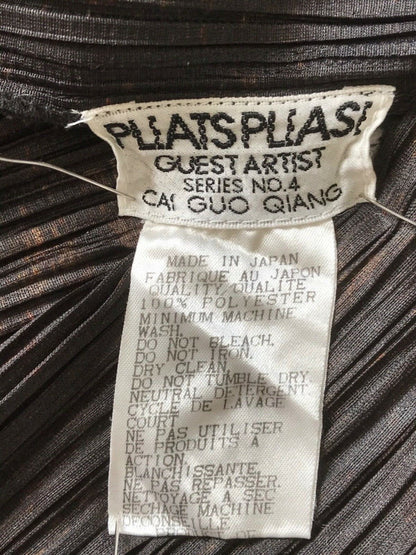 Pleats Please by ISSEY MIYAKE CAI GUO QIANG Gorgeous Dress Very Rare!