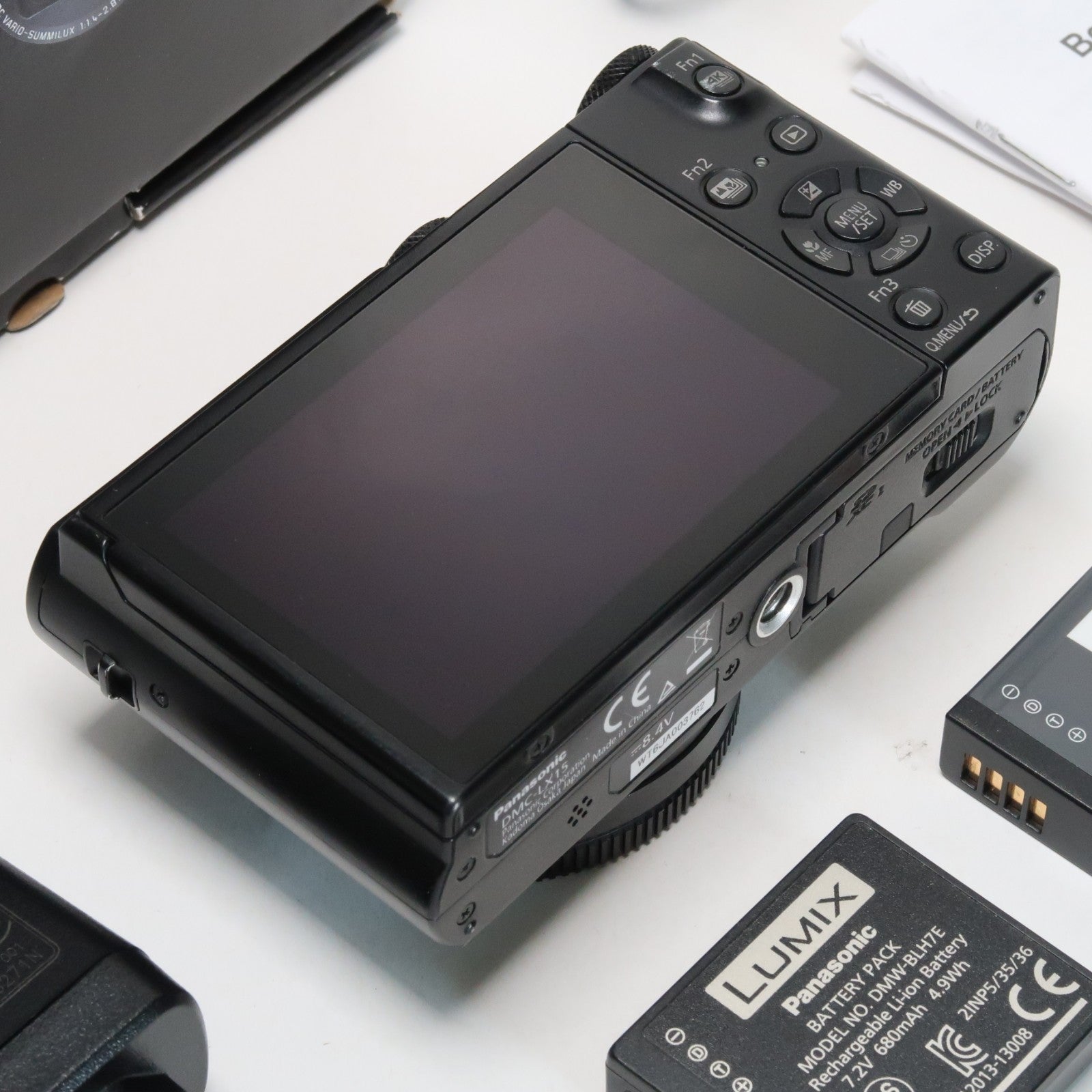 Panasonic Lumix DMC-LX15 Digital Camera – Black – Original Packaging + 32GB SD Card