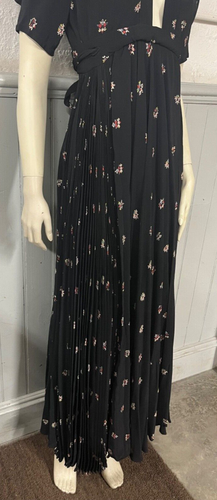 70's Maxi Couture Wrap "Bridget" Dress by Ossie Clark x Celia Birtwell