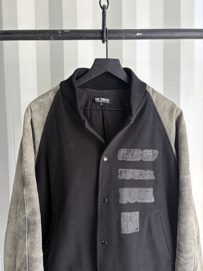 Raf Simons AW2002-2003 “Virginia Creeper” Varsity Jacket