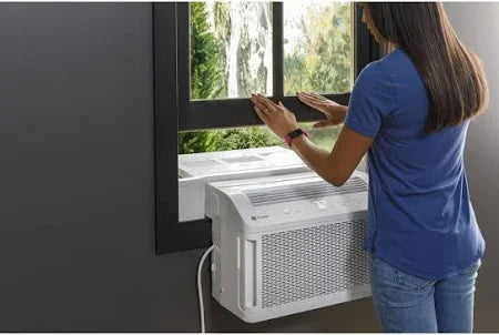 GE Profile ClearView 350 sq. ft. 8,300 BTU Smart Ultra Quiet Window Air Conditioner AHTT08BC