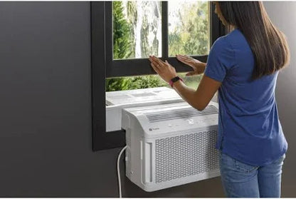 GE Profile ClearView 350 sq. ft. 8,300 BTU Smart Ultra Quiet Window Air Conditioner AHTT08BC