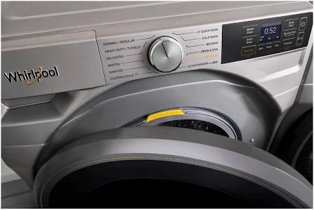 Whirlpool 4.5 Cu Ft Smart Front Load Washer with FreshFlow Vent System - Radiant Silver