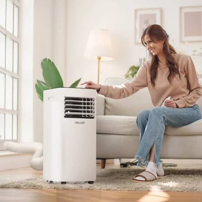 Newair 8,000 BTU Portable Air Conditioner Compact AC Design with Easy Setup Window Venting Kit