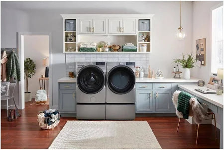 Whirlpool 4.5 Cu Ft Smart Front Load Washer with FreshFlow Vent System - Radiant Silver