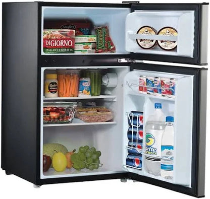 Whirlpool 3.1-Cu.-Ft. Stainless Steel 2-Door Refrigerator/Freezer