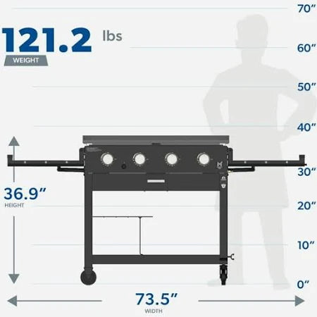 Member's Mark 4 Burner Gas Griddle G70204
