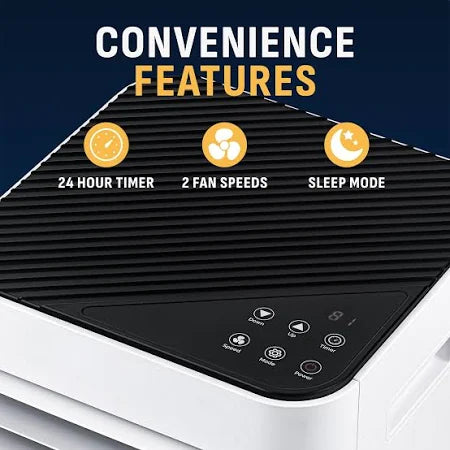 Newair 8,000 BTU Portable Air Conditioner Compact AC Design with Easy Setup Window Venting Kit