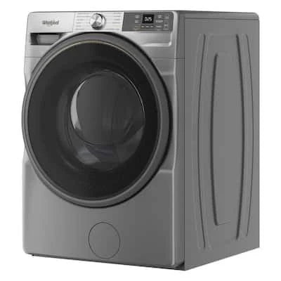 Whirlpool 4.5 Cu Ft Smart Front Load Washer with FreshFlow Vent System - Radiant Silver