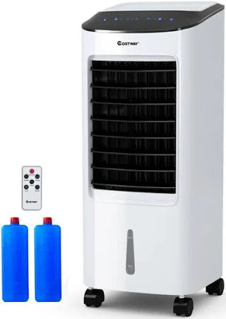Costway Evaporative Portable Air Cooler Fan with Humidifier and Filter Remote Control