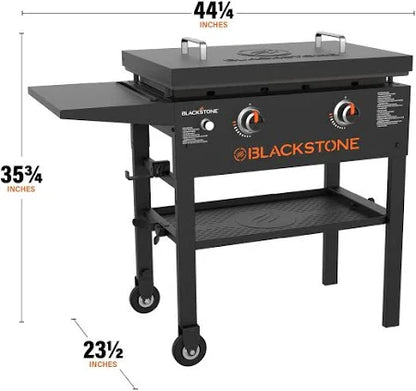 Blackstone Original 2-Burner 28" Propane Omnivore Griddle with Hard Cover
