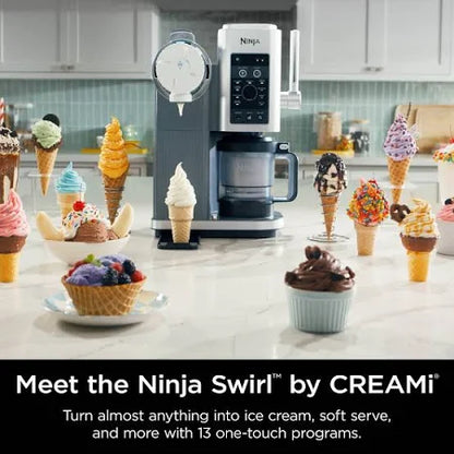 Ninja Swirl by CREAMi Ice Cream and Soft Serve Maker