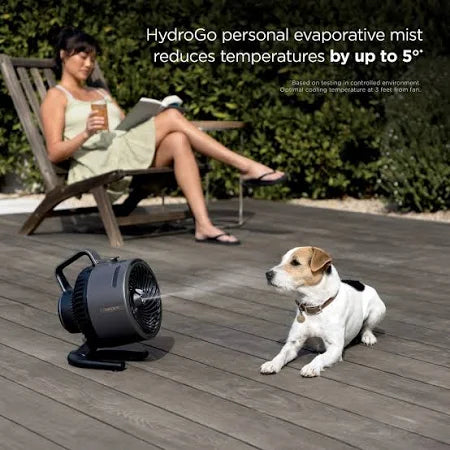 Shark FlexBreeze HydroGo Misting Portable Fan - Dark Gray