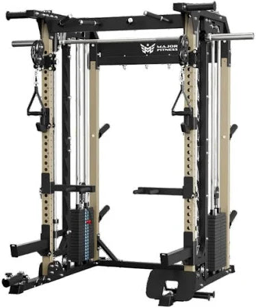 Major Fitness B52 Pro All-In-One Home Gym Smith Machine - Desert