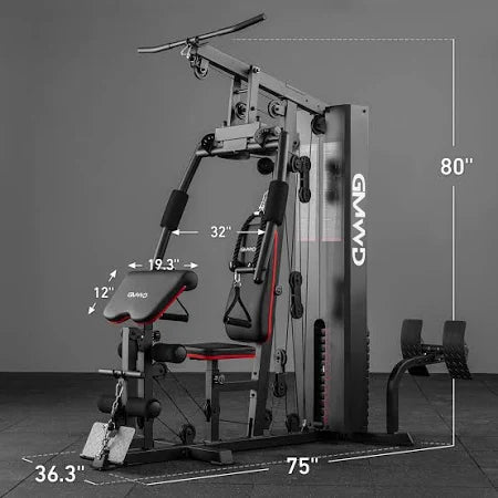 GMWD Multi Gym Station with Weight Stack