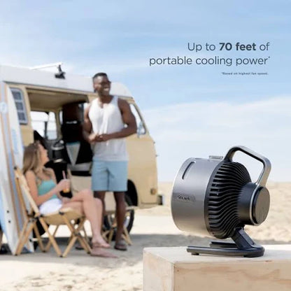 Shark FlexBreeze HydroGo Misting Portable Fan - Dark Gray